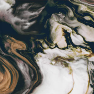 Copper and Black Marble Ink Xbox 360 (Includes HDD) Skin